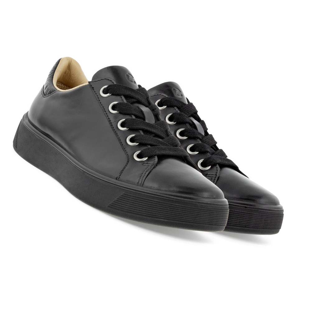 Ecco Street Tray Lx Sneakers Dam Svarta Svarta | SE 261SGL